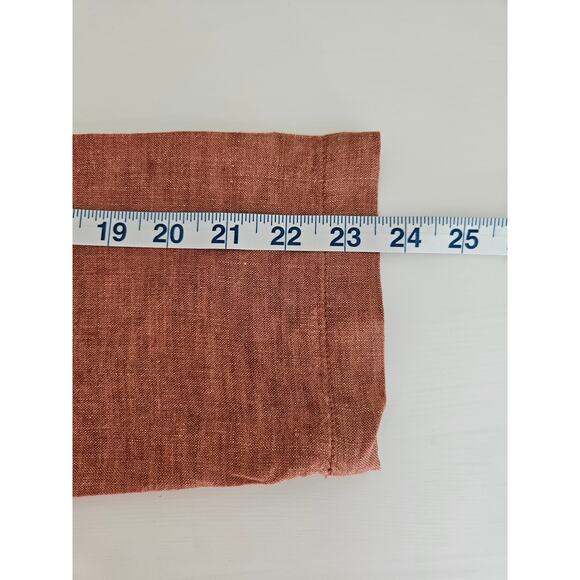 Eileen Fisher Washed Organic Linen Delave Long Shirt, Size S - Picture 11 of 12